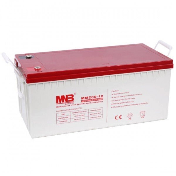 Аккумуляторная батарея MNB MМ200-12 от компании MetSnab - фото 1