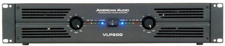 American Audio VLP600 усилитель мощности 300 Вт /4 Ом, 200 Вт / 8 Ом, моно 600 Вт /8 Ом от компании MetSnab - фото 1