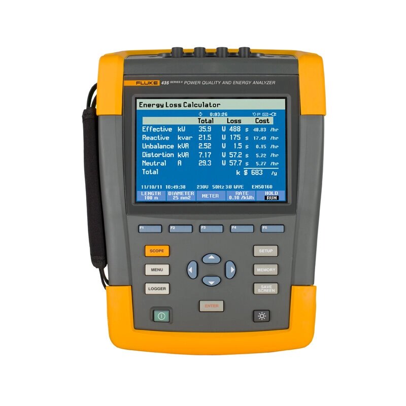 Анализатор качества электроэнергии Fluke 435 II/Basic 4116689 от компании MetSnab - фото 1