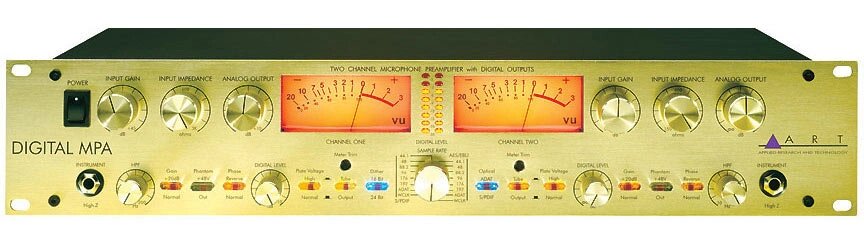 ART DMPA II Студийный ламповый предусилитель с цифровым выходом от компании MetSnab - фото 1