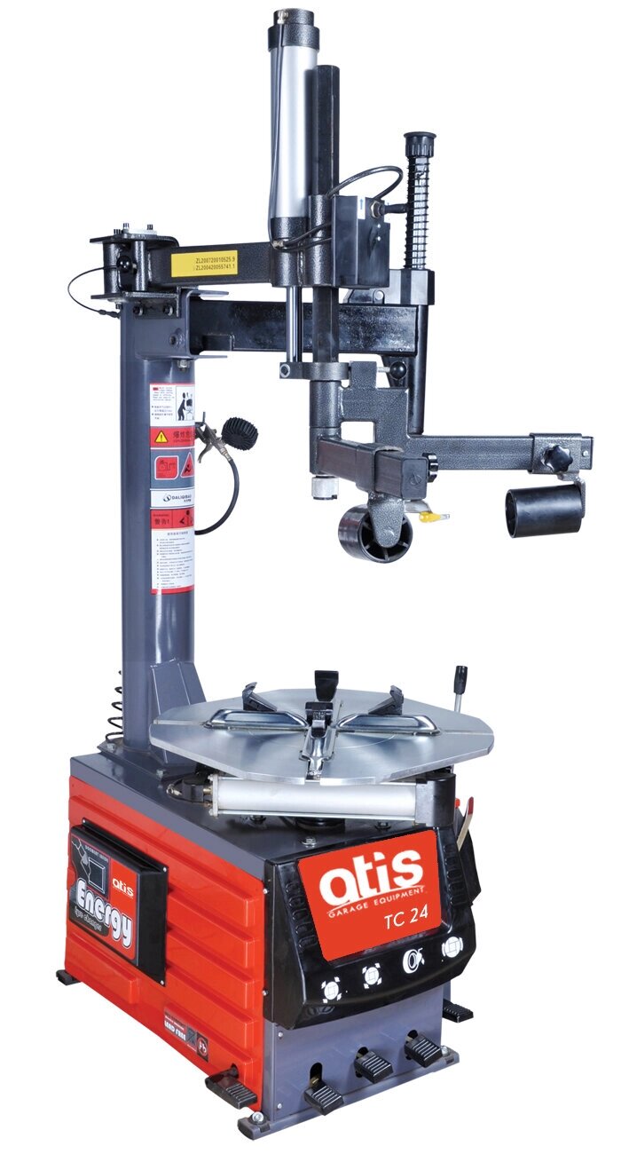 ATIS Шиномонтажный станок TC24 260кг 380В 8-10бар 800 мм (31,5”) 1150х1000х1700мм 1,1 кВт 300 мм (12”) 380 Вольт от компании MetSnab - фото 1