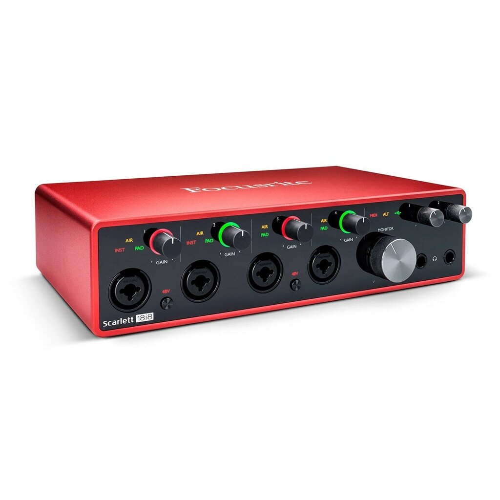 Аудиоинтерфейсы для домашней студии FOCUSRITE Scarlett 18i8 3rd Gen от компании MetSnab - фото 1