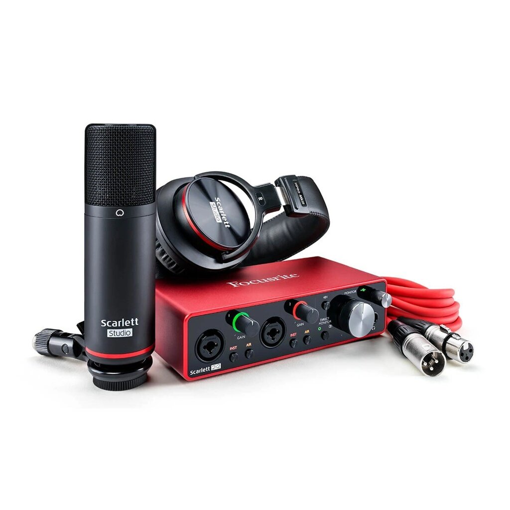 Аудиоинтерфейсы для домашней студии FOCUSRITE Scarlett 2i2 Studio 3rd Gen от компании MetSnab - фото 1