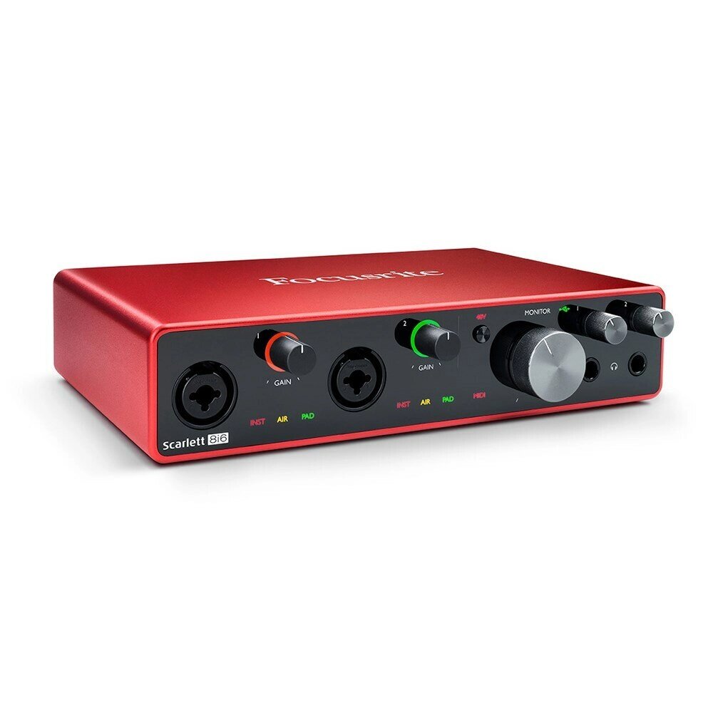 Аудиоинтерфейсы для домашней студии FOCUSRITE Scarlett 8i6 3rd Gen от компании MetSnab - фото 1