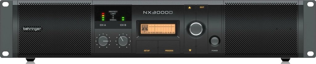 BEHRINGER NX3000D профессиональный усилитель мощности с DSP 3000 Вт от компании MetSnab - фото 1