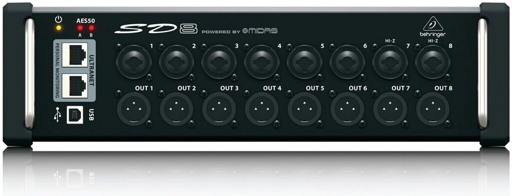 Behringer SD8 Стейдж-бокс 8 х 8 + 2 Ultranet для цифровых микшеров от компании MetSnab - фото 1