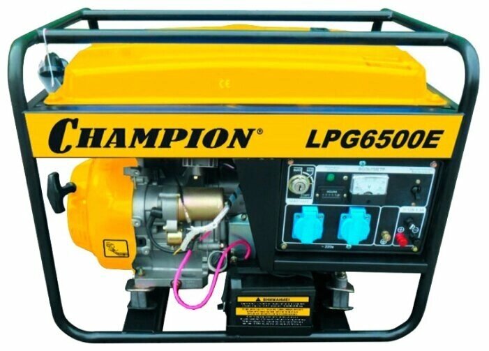 Бензиновый генератор CHAMPION LPG6500E (5000 Вт) от компании MetSnab - фото 1