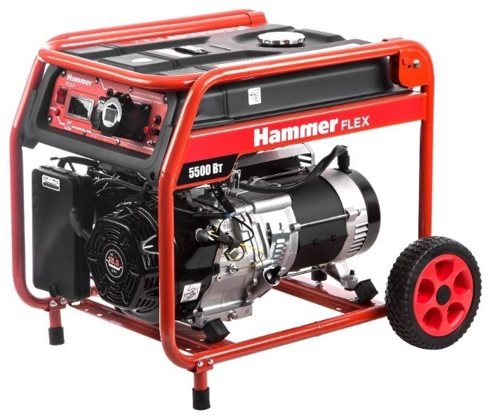 Бензиновый генератор Hammer GN6000T (5000 Вт) от компании MetSnab - фото 1