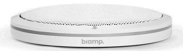 Biamp Tesira TTM-X White AVB Beamtracking настольный микрофон, цвет белый от компании MetSnab - фото 1