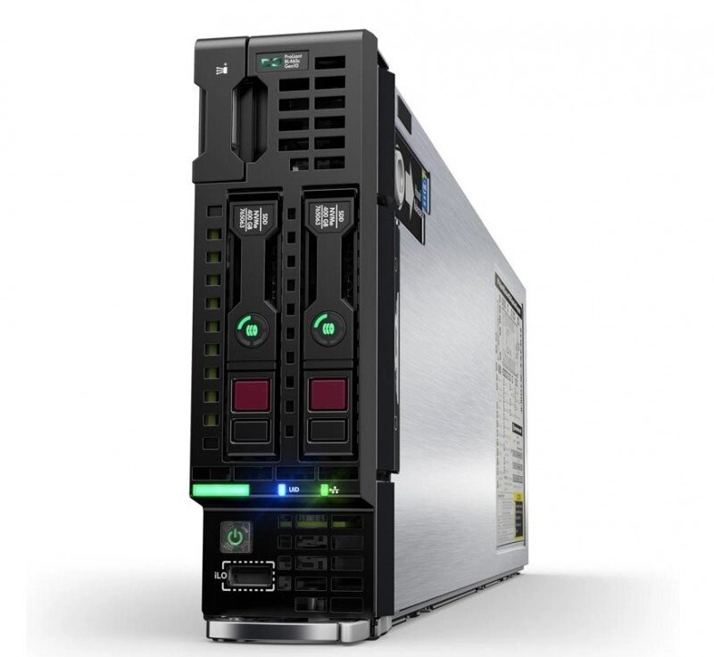 Блейд-сервер 863447-B21 HPE ProLiant BL460c Gen10/2xGold 6140/4x32Gb/P204i-bFBWC/SFF от компании MetSnab - фото 1