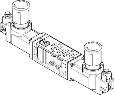 Блоки регуляторов Festo VABF-S2-2-R4C2-C-10 от компании MetSnab - фото 1