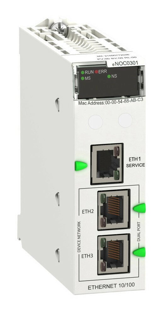 BMENOC0301, Модуль коммуникационный Ethernet (3 порта) от компании MetSnab - фото 1