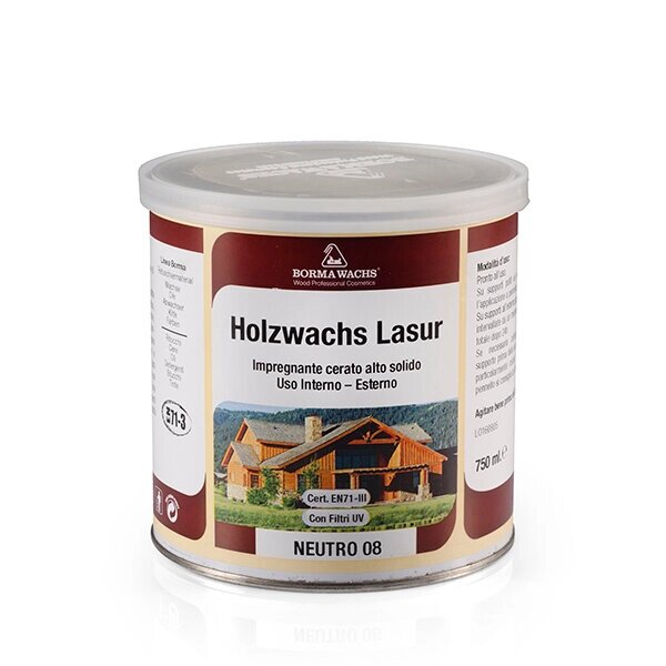 BORMA WACHS (Борма) Декоративная восковая лазурь Holzwachs Lasur - 03 (ROVERE), 20 л, Производитель: Borma от компании MetSnab - фото 1