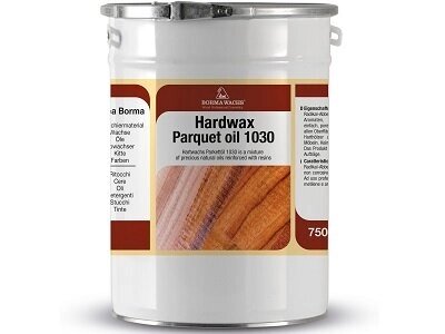 Borma Wachs Масло для паркета Borma Wachs с воском 1030 Hardwax Parquet Oil (Цвет-Бесцветный Объём-20 л.) от компании MetSnab - фото 1