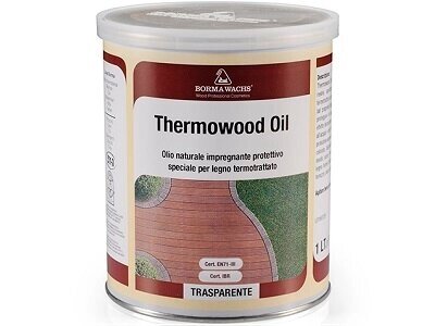 Borma Wachs Масло для термодревесины Borma Wachs Thermowood Oil (Цвет-08 Натуральное Дерево, Основание Термососна от компании MetSnab - фото 1