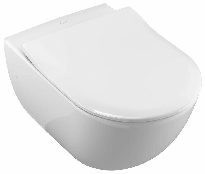 Чаша унитаза подвесная Villeroy  Boch Subway 660010R2 с горизонтальным выпуском от компании MetSnab - фото 1