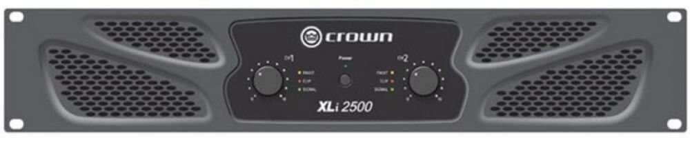 Crown XLi2500 усилитель Cтерео: 750 Вт/ 4Ом, 500Вт / 8Ом Мост: 1500Вт/8 Ом от компании MetSnab - фото 1