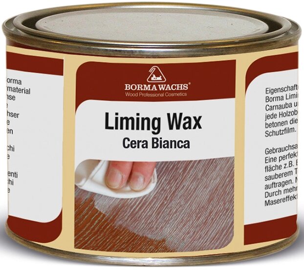 Цветной воск для дерева BORMA Wachs Liming Wax Воск для дерева, белый (20 л) от компании MetSnab - фото 1