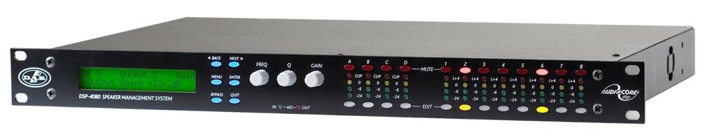 DAS AUDIO DSP-4080 Цифровой процессор, 4 входа, 8 выходов от компании MetSnab - фото 1