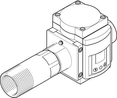 Датчик расхода Festo SFAM-90-10000L-TG112-2SA-M12 от компании MetSnab - фото 1