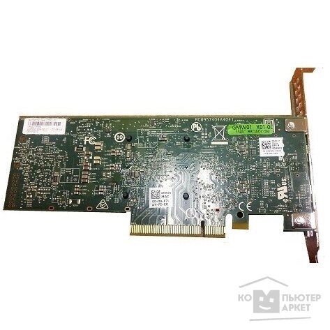 Dell Адаптер 540-BBUO Broadcom 57416 Dual port 10Gbit Base-T PCIe FP for 14G от компании MetSnab - фото 1