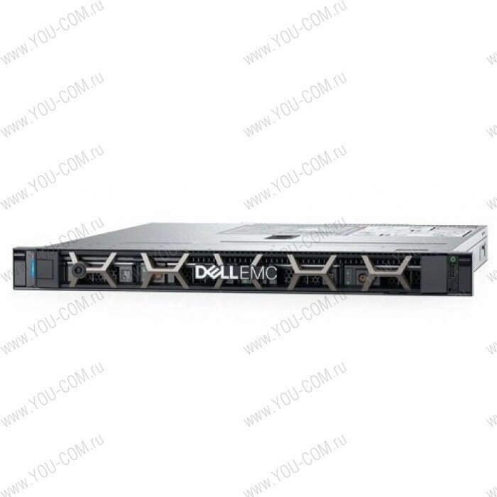 DELL PowerEdge R340 1U/ 4LFF/ E-2124 (4c, 3.3 GHz, 71W)/ 1x8GB UDIMM ECC/ PERC SoftWare/ 1x1 TB SATA/ 2xGE/ 1x350W/ от компании MetSnab - фото 1