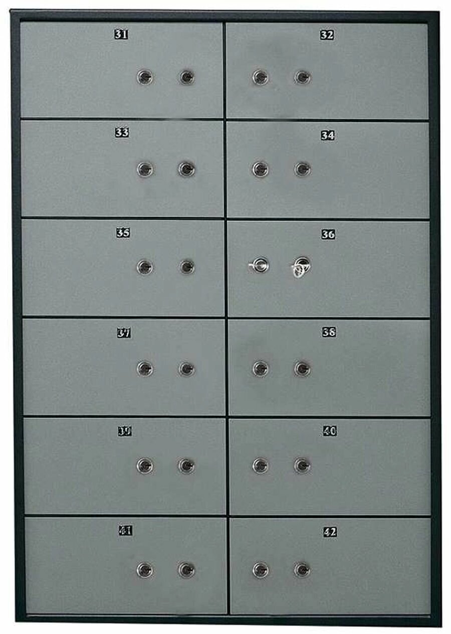 Депозитная ячейка Промет Valberg DB-12 DGL цвет: Серебристый от компании MetSnab - фото 1