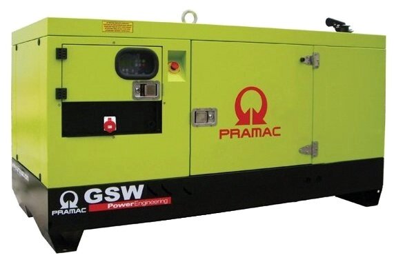 Дизельный генератор Pramac GSW 15 P 400V в кожухе (10300 Вт) от компании MetSnab - фото 1