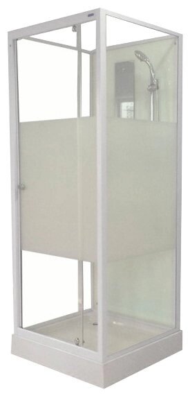 Душевая кабина Oporto Shower 8206 низкий поддон 90см*90см от компании MetSnab - фото 1