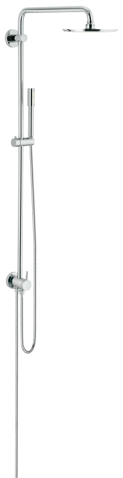 Душевая система GROHE Rainshower 210 с переключателем (без смесителя), хром (27058000) от компании MetSnab - фото 1