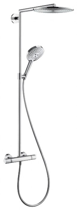 Душевая система Hansgrohe RD Select E 300 Showerpipe 27114000 хром от компании MetSnab - фото 1