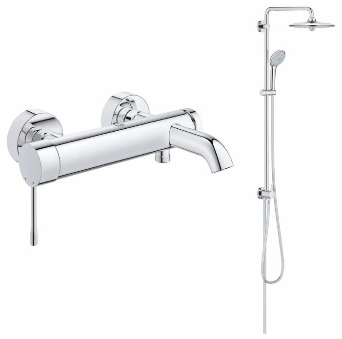 Душевая стойка Grohe Euphoria 260 NB0054 хром от компании MetSnab - фото 1