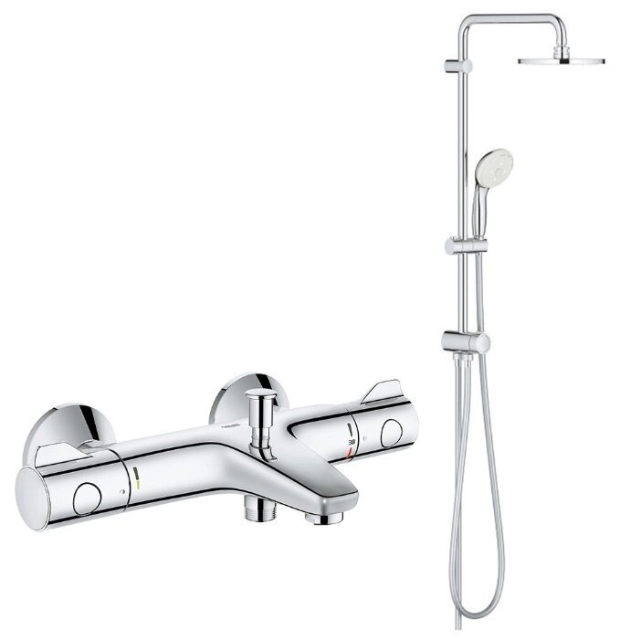 Душевая стойка Grohe New Tempesta 200 NB0032-1 хром от компании MetSnab - фото 1