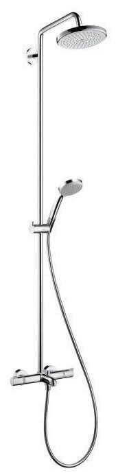 Душевая стойка hansgrohe Croma 220 Showerpipe 27223000 хром от компании MetSnab - фото 1