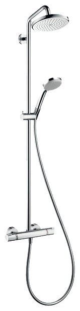 Душевая стойка hansgrohe Croma 220 Showerpipe EcoSmart 27188000 хром от компании MetSnab - фото 1