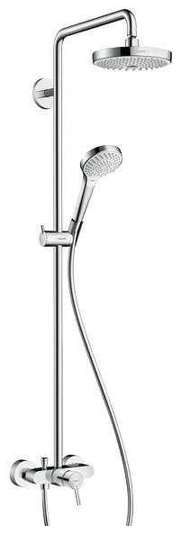 Душевая стойка hansgrohe Croma Select S 180 2jet Showerpipe 27255400 комбинированное от компании MetSnab - фото 1