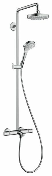 Душевая стойка hansgrohe Croma Select S 180 2jet Showerpipe 27351400 комбинированное от компании MetSnab - фото 1