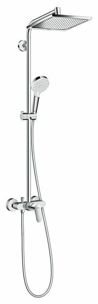 Душевая стойка hansgrohe Crometta E 240 1jet Showerpipe 27284000 хром от компании MetSnab - фото 1