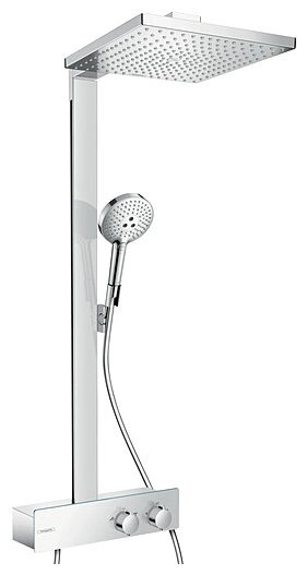 Душевая стойка hansgrohe Raindance E 300 1jet Showerpipe 350 ST EcoSmart 27362000 хром от компании MetSnab - фото 1