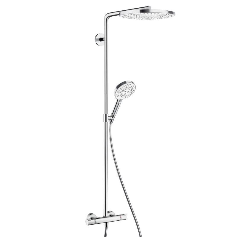 Душевая стойка Hansgrohe Raindance Select 300 2jet Showerpipe белый/хром 27133400 от компании MetSnab - фото 1