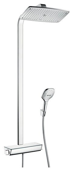 Душевая стойка hansgrohe Raindance Select E 360 1jet Showerpipe EcoSmart 27286000 хром от компании MetSnab - фото 1