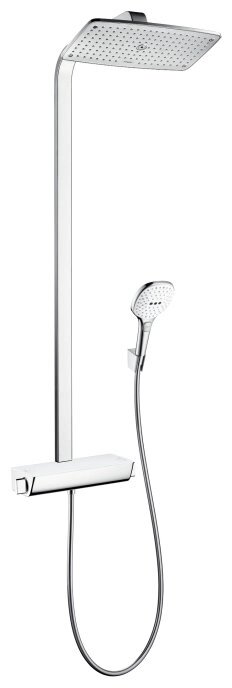 Душевая стойка hansgrohe Raindance Select E 360 1jet Showerpipe EcoSmart 27286400 хром от компании MetSnab - фото 1