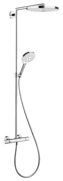 Душевая стойка hansgrohe Raindance Select S 240 2jet Showerpipe 27129400 комбинированное от компании MetSnab - фото 1