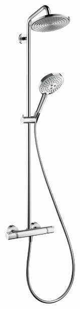 Душевая стойка hansgrohe Raindance Select S 240 Showerpipe EcoSmart 27116000 хром от компании MetSnab - фото 1