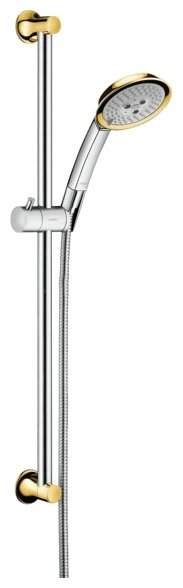 Душевой набор (гарнитур) hansgrohe Raindance Classic 100 AIR 3jet/UnicaClassic 27843090 комбинированное от компании MetSnab - фото 1