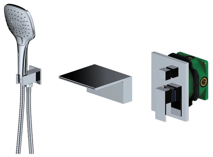 Душевой набор (гарнитур) встраиваемый Timo Selene 2064/00YSM Chrome хром от компании MetSnab - фото 1