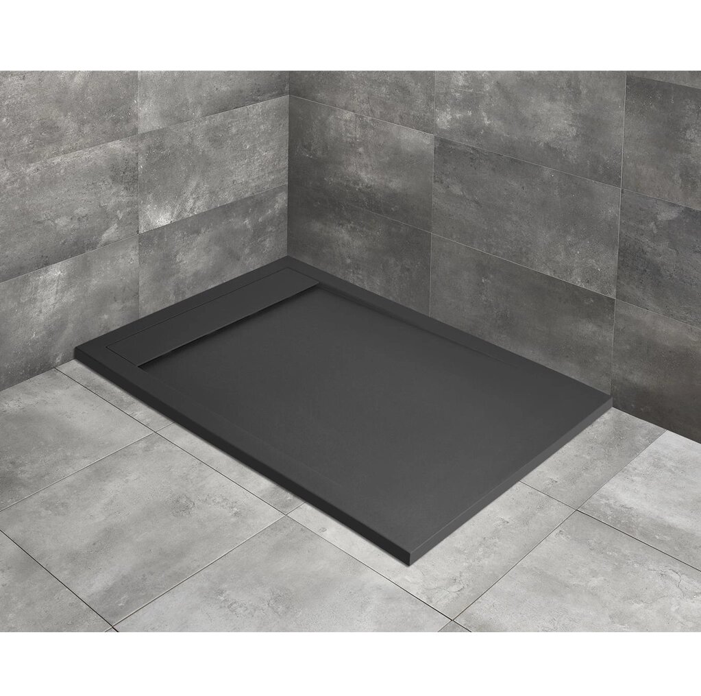 Душевой поддон Radaway Teos F anthracite 100x80 HTF10080-64 от компании MetSnab - фото 1