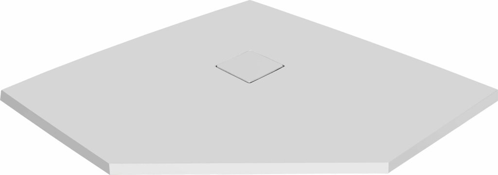 Душевой поддон RGW ST/T-0100W 100x100x2.5 белый от компании MetSnab - фото 1
