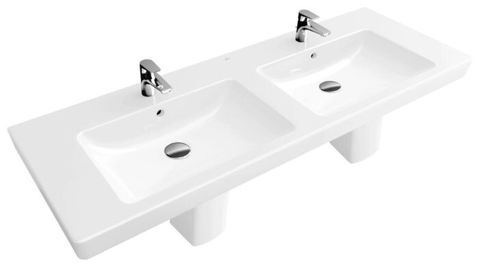 Двойная раковина 130 см Villeroy  Boch Subway 2.0 7175D1 от компании MetSnab - фото 1