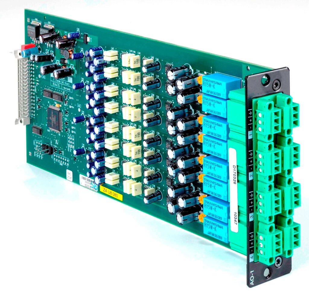 Dynacord AO-1 модуль аналоговых выходов для матрицы P64, 8 линейных выходов от компании MetSnab - фото 1